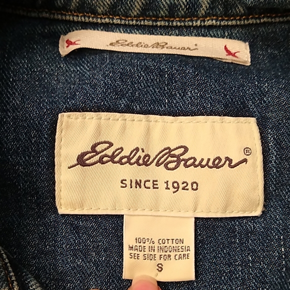 🎄💕 vintage Eddie Bauer denim jacket - Picture 4 of 4